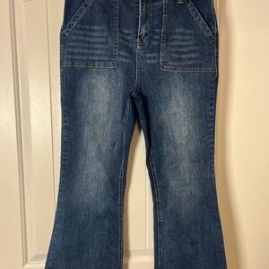 Stylish Blue Flare Women's Jeans